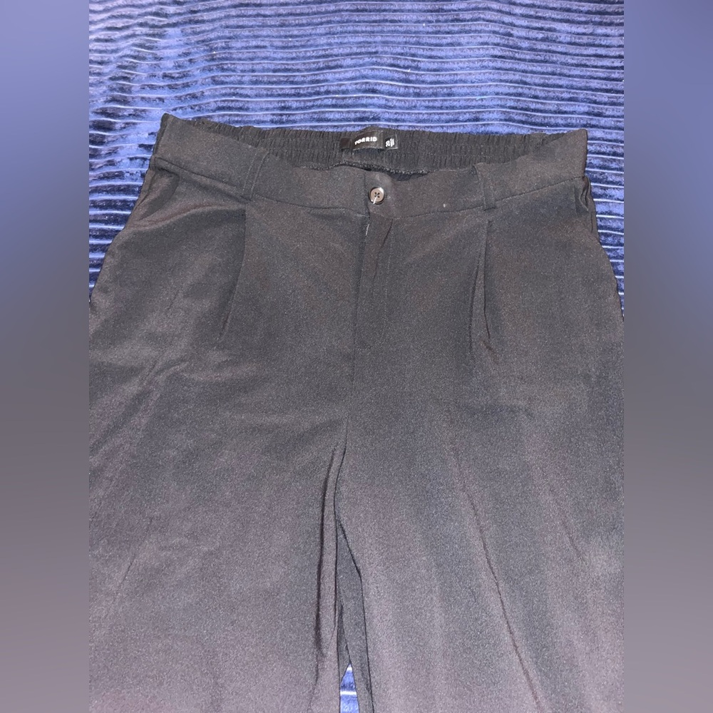 Torrid High Rise Wide Leg Black Pants